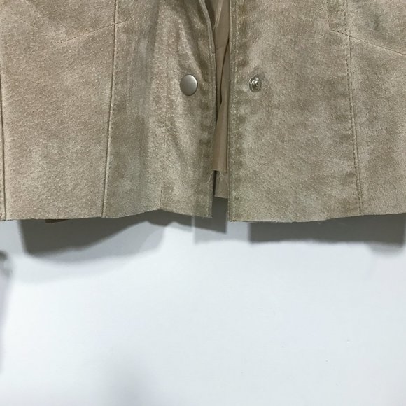 Vintage Cropped Suede Jacket - Picture 14 of 15